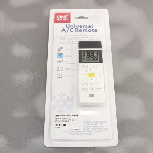 M1548, URC1035 Universālā pults gaisa kondicionierim
