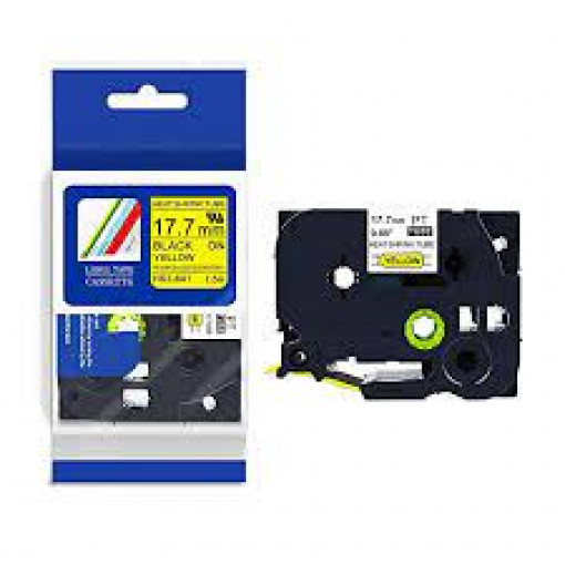 BR.L17.7.BK/YL HS2-641 Hs2-641 termo sēžas caurule, dzeltena, 17.7 mm x 1.5 m (analogs tze)