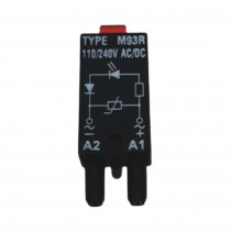 M93R LV110/230V Module protecting; socket; Indication: LED M93R LV110/230V Module protecting; socket; Indication: LED