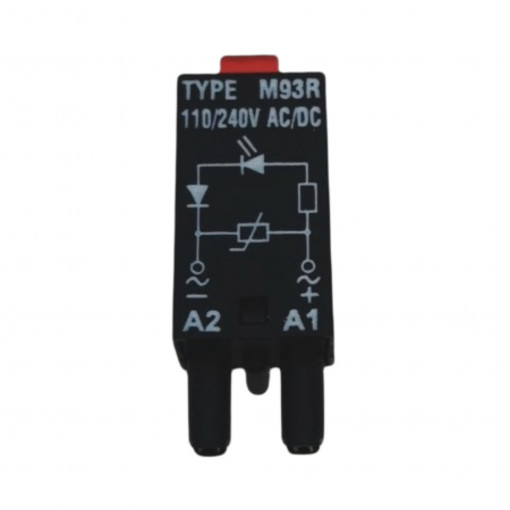M93R LV110/230V Module protecting; socket; Indication: LED M93R LV110/230V Module protecting; socket; Indication: LED