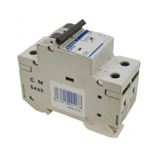 DPE06C20016 Circuit breaker; 230/400VAC; Inom: 16A; Poles: 2; DIN; Charact: C TERASAKI DPE06 DPE06C20016 Circuit breaker; 230/400VAC; Inom: 16A; Poles: 2; DIN; Charact: C TERASAKI DPE06