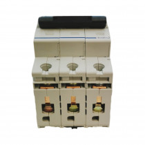 DS06D30001 Circuit breaker; 230/400VAC; Inom: 1A; Poles: 3; DIN; Charact: D; 6kA TERASAKI