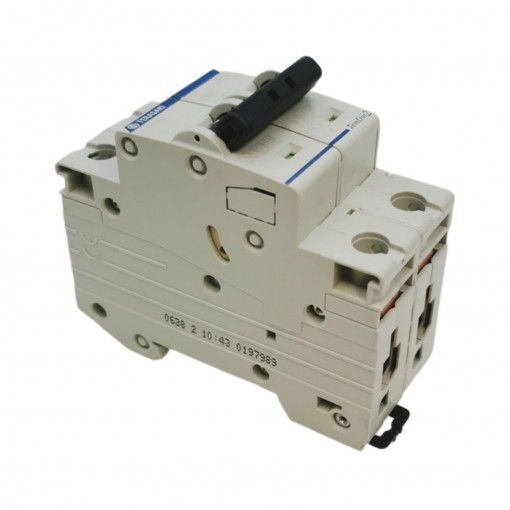 DS06D20003 Circuit breaker; 230/400VAC; Inom: 3A; Poles: 2; DIN; Charact: D; 6kA TERASAKI