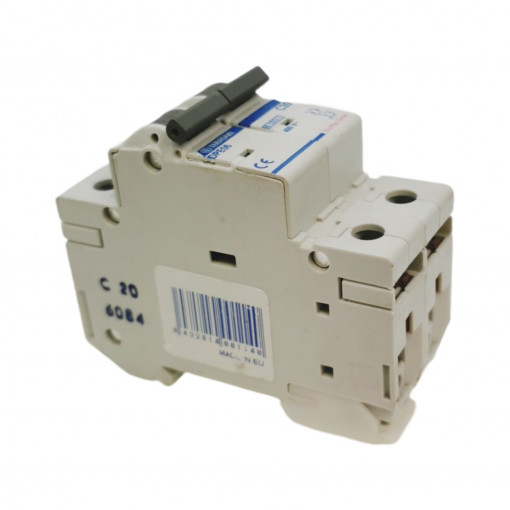 DPE06C20020 Circuit breaker; 230/400VAC; Inom: 20A; Poles: 2; DIN; Charact: C TERASAKI DPE06C20020 Circuit breaker; 230/400VAC; Inom: 20A; Poles: 2; DIN; Charact: C TERASAKI