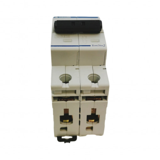 DS06C20063 Circuit breaker; 400VAC; Inom: 63A; Poles: 2; DIN; Charact: C TERASKI