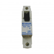 C06N10001 Circuit breaker; 230/400VAC; Inom: 1A; Poles: 1; DIN; Charact: C TERASAKI C06N10001 Circuit breaker; 230/400VAC; Inom: 1A; Poles: 1; DIN; Charact: C TERASAKI