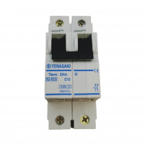 C06N20013 Circuit breaker; 230/400VAC; Inom: 13A; Poles: 2; DIN; Charact: C TERASAKI C06N20013 Circuit breaker; 230/400VAC; Inom: 13A; Poles: 2; DIN; Charact: C TERASAKI