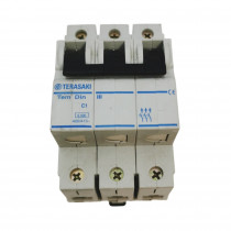 C06N30001 Circuit breaker; 400VAC; Inom: 1A; Poles: 3; DIN; Charact: C; 6kA TERASAKI C06N30001 Circuit breaker; 400VAC; Inom: 1A; Poles: 3; DIN; Charact: C; 6kA TERASAKI