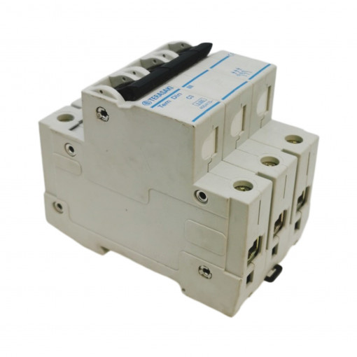 C06N30003 Circuit breaker; 400VAC; Inom: 3A; Poles: 3; DIN; Charact: C; 6kA TERASAKI C06N30003 Circuit breaker; 400VAC; Inom: 3A; Poles: 3; DIN; Charact: C; 6kA TERASAKI
