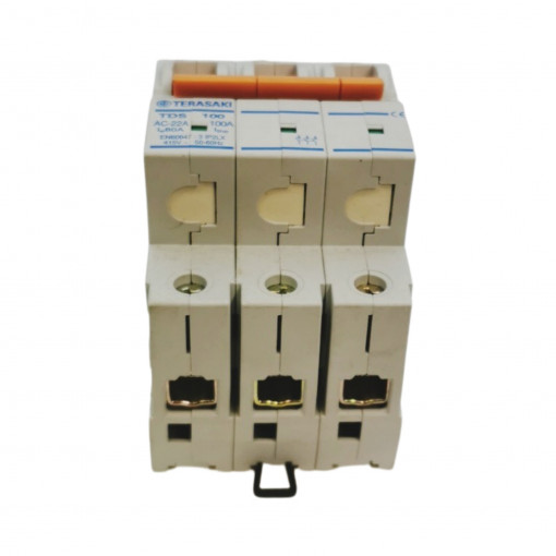 TDS 100A Circuit breaker; 400VAC; Inom: 100A; Poles: 3; DIN; Charact TERASAKI