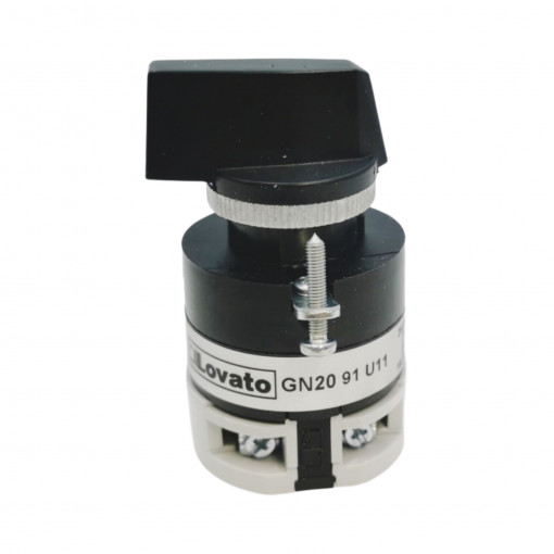 7GN2091U11 Rotary cam switch 7GN series, ON-OFF switch 2 poles 20A, for front mounting with black handle LOVATO 7GN2091U11 Rotary cam switch 7GN series, ON-OFF switch 2 poles 20A, for front mounting with black handle LOVATO