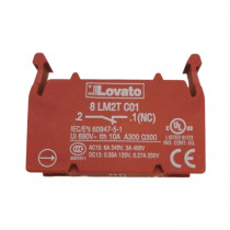 8LM2TC01 Contact element, Ø22mm 8LM series metal, NC. Screw termination LOVATO 8LM2TC01 Contact element, Ø22mm 8LM series metal, NC. Screw termination LOVATO