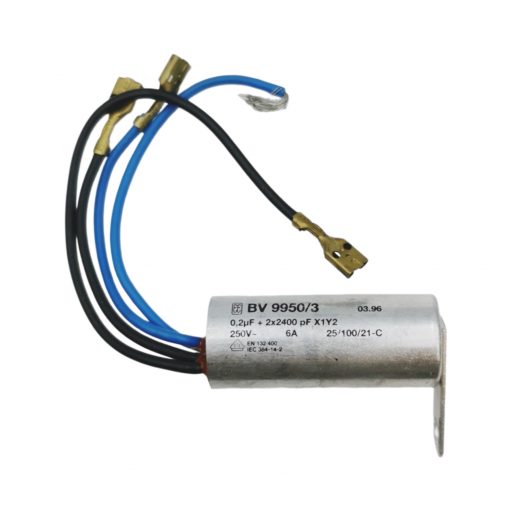 BV 9950/3 kondensator 0,2 µF + 2 x 2400 pF x 1Y2 BV 9950/3 kondensator 0,2 µF + 2 x 2400 pF x 1Y2
