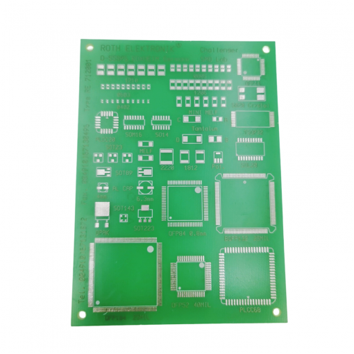 RE712001-LF:Vienpusēja SMD lodēšanas plate FR4 FR4 100 x 140 x 1,5 mm