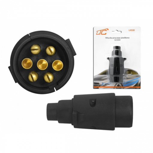 Auto piekabes spraudnis 9 pin plastmasas