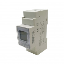 1F-2DIN-LCD WiFi Wi-Fi Vienfāzes elektrības skaitītājs ar iesl./izsl. Releju | iOS, Android App TUYA | 50A | DIN