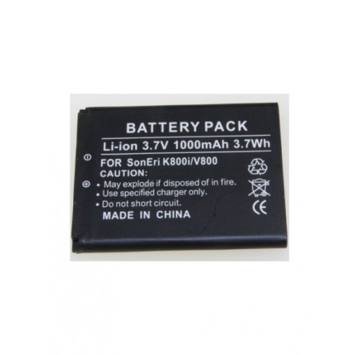 3,7V-900MAH ACCU ALTERNATIVE FOR U.A. SONY ERICSSON K800I, V800 3,7V-900MAH ACCU ALTERNATIVE FOR U.A. SONY ERICSSON K800I, V800