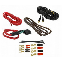Auto audio instalacijas komplekts Strāvas vads 5m, 2xRCA kabeļi 5m, Masas vads 1m, Drošinātājs 30A