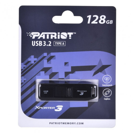 PSF128GX3B3U PARTIOT FLASHDRIVE Xporter 3 128GB Type A USB 3.2