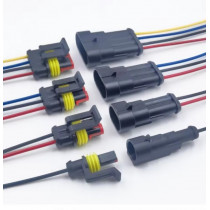 Hermētisks savienojuma bloks (komplekts) OH2 ar vadiem. 14A, 0.5 mm2, 24V IP67 Hermētisks savienojuma bloks (komplekts) OH2 ar vadiem. 14A, 0.5 mm2, 24V IP67