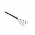 U/UTP kabelis Cat 5e 4x2x24AWG melns āra