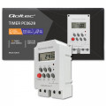 50629; Programmable time switch; for DIN rail mounting; LCD; 50÷60Hz; QOLTEC; QOLTEC-50629 50629; Programmable time switch; for DIN rail mounting; LCD; 50÷60Hz; QOLTEC; QOLTEC-50629
