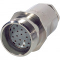 00008779; Connector: M27; ZYLIN; plug; female; soldering; for cable; PIN: 21; LAPP KABEL 00008779; Connector: M27; ZYLIN; plug; female; soldering; for cable; PIN: 21; LAPP KABEL