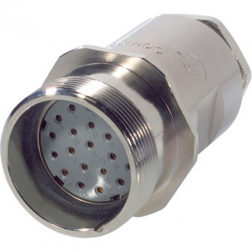 00008779; Connector: M27; ZYLIN; plug; female; soldering; for cable; PIN: 21; LAPP KABEL 00008779; Connector: M27; ZYLIN; plug; female; soldering; for cable; PIN: 21; LAPP KABEL