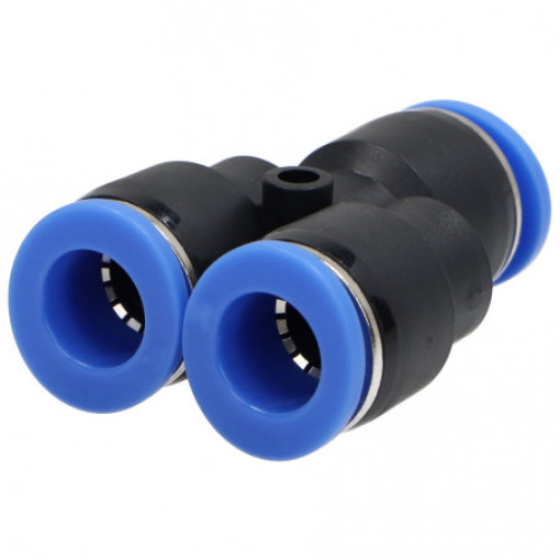140.010; Push-in fitting; Y-Yap spliYYer; -0.95÷15bar; Mat: PBT; 10mm; PNEUMAT SYSTEM
