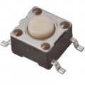 2-1437565-8; Switch: microswitch TACT; Pos: 2; SPST-NO; 0.05A/24VDC; Body: brown; TE Connectivity