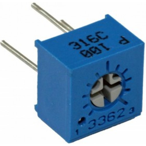 3362P-1-103LF, Potentiometer: mounting; single turn,horizontal; 10kΩ; 500mW, BOURNS 3362P-1-103LF, Potentiometer: mounting; single turn,horizontal; 10kΩ; 500mW, BOURNS