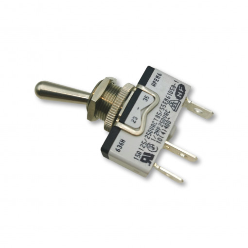 636H/2; Switch: toggle; Pos: 2; SPDT; ON-ON; 15A/250VAC; 15A/12VDC; -20÷55°C; APEM 636H/2; Switch: toggle; Pos: 2; SPDT; ON-ON; 15A/250VAC; 15A/12VDC; -20÷55°C; APEM