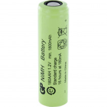 180AAH BL; Re-battery: Ni-MH; AA; 1.2V; 1800mAh; soldering lugs; Ø14.5x49.2mm; GP 180AAH BL; Re-battery: Ni-MH; AA; 1.2V; 1800mAh; soldering lugs; Ø14.5x49.2mm; GP