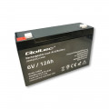 53048; Re-battery: acid-lead; 6V; 12Ah; AGM; maintenance-free; QOLTEC