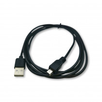 AK-USB-03; Cable; USB 2.0; USB A plug,USB B mini plug; nickel plated; 1.8m; AKYGA