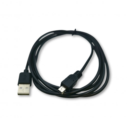 AK-USB-03; Cable; USB 2.0; USB A plug,USB B mini plug; nickel plated; 1.8m; AKYGA