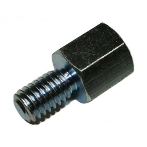 1070959; Screwed spacer sleeve; Int.thread: M6; 10mm; Ext.thread: M6; steel; BOSSARD