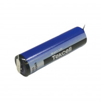 ER14500PF/1X1; Battery: lithium; 3.6V; AA; for PCB; Ø14.3x49.5mm; 2400mAh; TEKCELL ER14500PF/1X1; Battery: lithium; 3.6V; AA; for PCB; Ø14.3x49.5mm; 2400mAh; TEKCELL