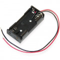 BH-321-1A; Holder; Leads: cables; Size: AA,R6; Batt.no: 2; Colour: black; 150mm; COMF