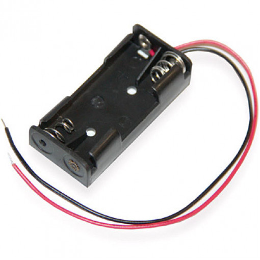 BH-321-1A; Holder; Leads: cables; Size: AA,R6; Batt.no: 2; Colour: black; 150mm; COMF BH-321-1A; Holder; Leads: cables; Size: AA,R6; Batt.no: 2; Colour: black; 150mm; COMF