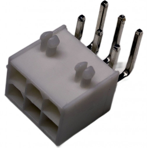 C4255WRF2X03/V0; Socket; wire-board; male; 4.2mm; PIN: 6; THT; PCB snap; Layout: 2x3; JOINT TECH C4255WRF2X03/V0; Socket; wire-board; male; 4.2mm; PIN: 6; THT; PCB snap; Layout: 2x3; JOINT TECH