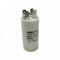 CBB60A-1.5/450; Capacitor: motors, run; 1.5uF; 450V; Ø30x60mm; -25÷70°C; ±5%; 3000h; SR PASSIVES CBB60A-1.5/450; Capacitor: motors, run; 1.5uF; 450V; Ø30x60mm; -25÷70°C; ±5%; 3000h; SR PASSIVES