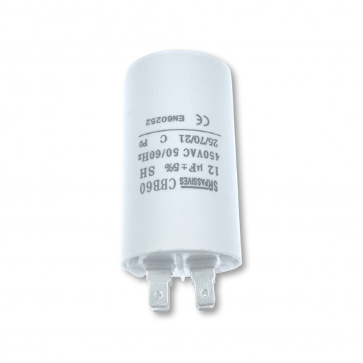 CBB60A-12/450; Capacitor: motors, run; 12uF; 450V; Ø40x70mm; -25÷70°C; ±5%; 3000h; SR PASSIVES CBB60A-12/450; Capacitor: motors, run; 12uF; 450V; Ø40x70mm; -25÷70°C; ±5%; 3000h; SR PASSIVES