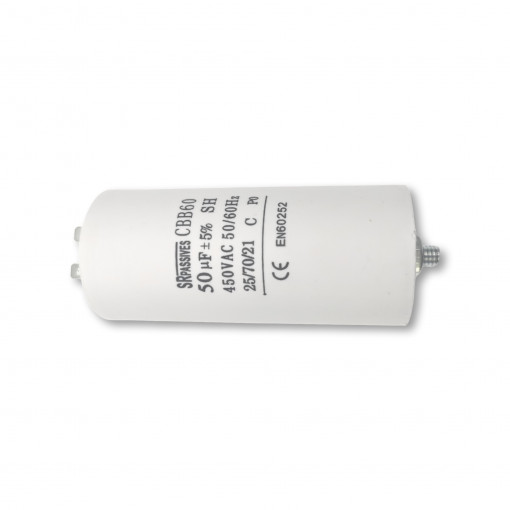 CBB60E-50/450; Capacitor: motors, run; 50uF; 450V; Ø50x106mm; -25÷70°C; ±5%; 3000h; SR PASSIVES