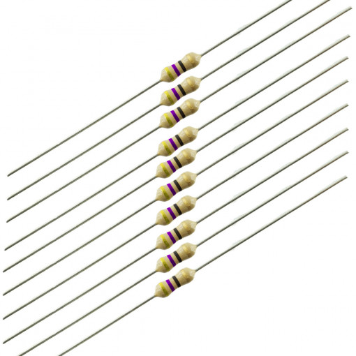 CF1/2W-470R; Resistor: carbon film; THT; 470Ω; 0.5W; ±5%; Ø3.2x9mm; axial; SR PASSIVES CF1/2W-470R; Resistor: carbon film; THT; 470Ω; 0.5W; ±5%; Ø3.2x9mm; axial; SR PASSIVES