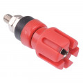 , Socket; 4mm banana; 30A; 60VDC; 48mm; red; nickel plated; -20÷80°C, CLIFF
