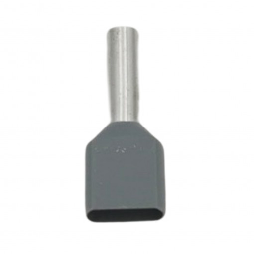 9037570000 H10,0/24D ZH R; Bootlace ferrule; insulated,double; copper; 10mm2; 12mm; tinned; WEIDMÜLLER 9037570000 H10,0/24D ZH R; Bootlace ferrule; insulated,double; copper; 10mm2; 12mm; tinned; WEIDMÜLLER