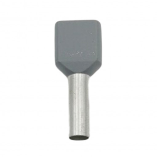 9037570000 H10,0/24D ZH R; Bootlace ferrule; insulated,double; copper; 10mm2; 12mm; tinned; WEIDMÜLLER 9037570000 H10,0/24D ZH R; Bootlace ferrule; insulated,double; copper; 10mm2; 12mm; tinned; WEIDMÜLLER