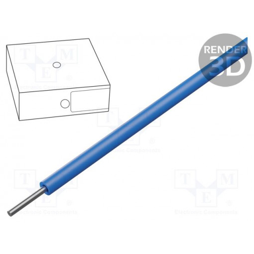 0070002; Wire; ÖLFLEX® HEAT 180 SiD; solid; Cu; 1mm2; silicone; blue; 100m; LAPP KABEL 0070002; Wire; ÖLFLEX® HEAT 180 SiD; solid; Cu; 1mm2; silicone; blue; 100m; LAPP KABEL