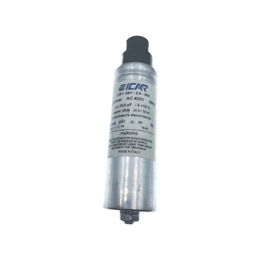 KTF-2.5/400; Capacitor: polypropylene; three phase; Q@50Hz: 2.5kVAR; 400VAC; SR PASSIVES KTF-2.5/400; Capacitor: polypropylene; three phase; Q@50Hz: 2.5kVAR; 400VAC; SR PASSIVES